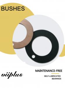 China Chemical Resistance Thrust Washer / Round / Composite Low Noise Steel Bronze Ptfe Wc10du on sale