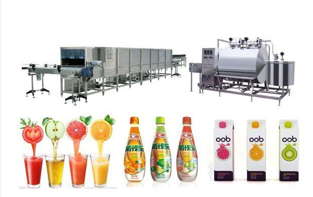 Apple / Orange / Grape / Cherry / Mango / Pomegranate Juice Production Machine Line