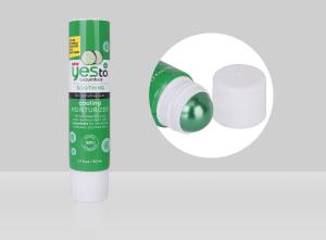 China Moisturize Gel Custom Cosmetic Tubes Empty D35mm 35-110ml With Massage Stainless Steel Ball wholesale