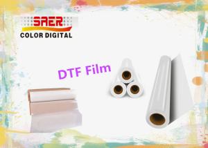 China Hot Peeling Transparent DTF Transfer Film For Printing 100m wholesale