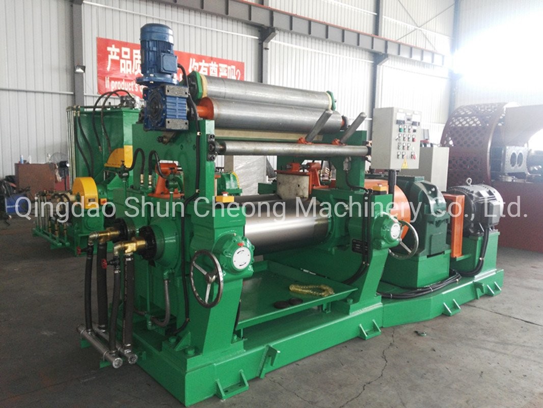 High Efficiency 6-28 Inch Rubber Open Mixing Mill Oversea Service
