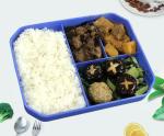 Children Reusable Plastic Lunch Trays For Social Groups Catering