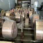 Metal Brass Copper Strip Coil Rolls Durable 100mm C10300