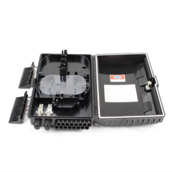 Factory Supply Hot Sale 16 Core Plastic Material Outdoor Fiber Optic Distribution Box ,FTTH box FTTH distribution box