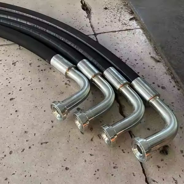 Pressure Hydraulic Hose Heavy Pressure Capacity Reinforced Structure Long Lifespan