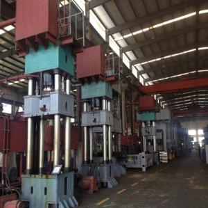 China LPG Cylinder Manufacturing Shell Forming Deep Drawing Machine 90Kw wholesale