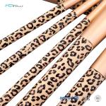 6pcs Full Printing Aluminium Ferrule Plastic Makeup Brushes