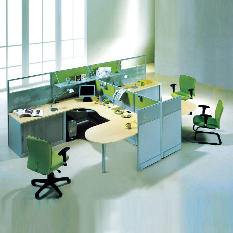 Office Cubicle Workstation Privacy Screen Partition Office Desk Set