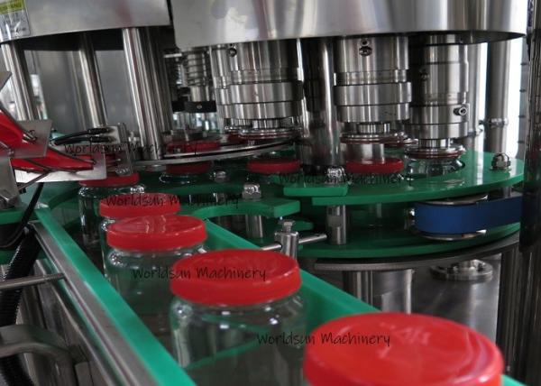 Automatic 6.58kw 18000BPH Peanut Butter Filling Machine automatic stainless