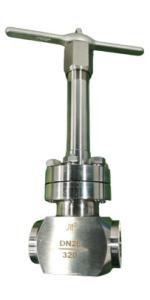 Manual Cryogenic SS304 high pressure globe Valve SW Connection