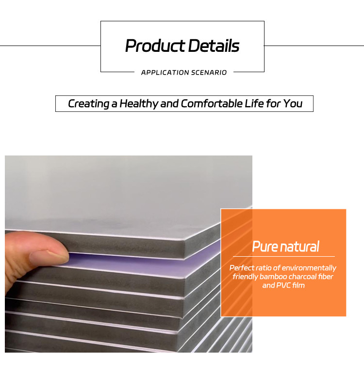 Mould Proof Moisture Proof Bamboo Charcoal Wood Veneer 1.22m*2.44m