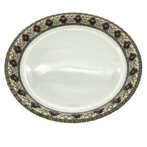 China Durable Melamine Plates Restaurant Supply / Scratch Resistant Dinner Plates BSCI wholesale