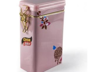 China Airtight Coffee Tins with Plastic Lid wholesale