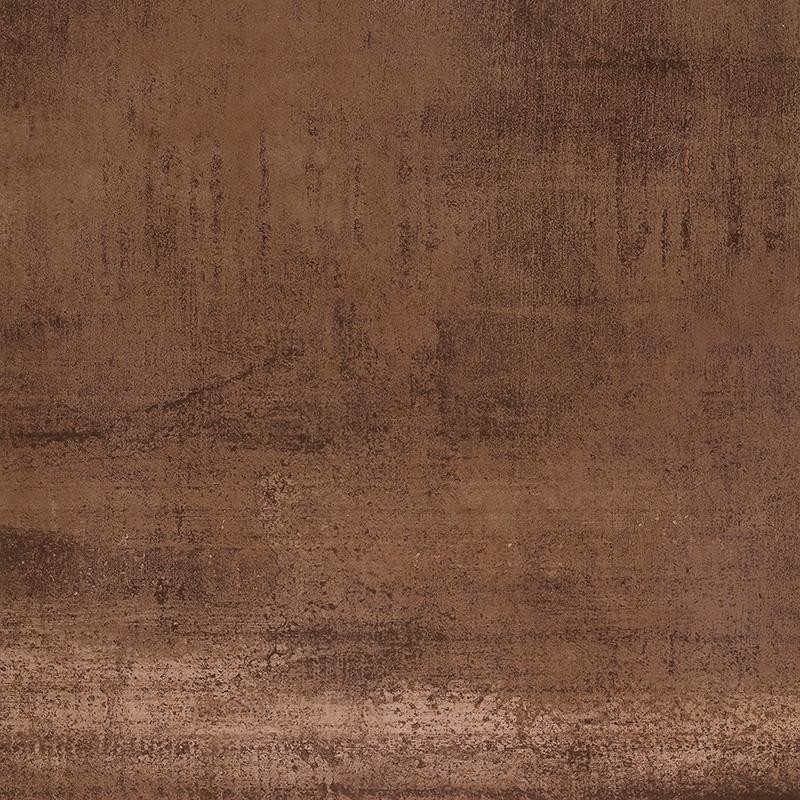 School Bathroom Modern Porcelain Tile , Matte Rust Color Ceramic Wall Tile