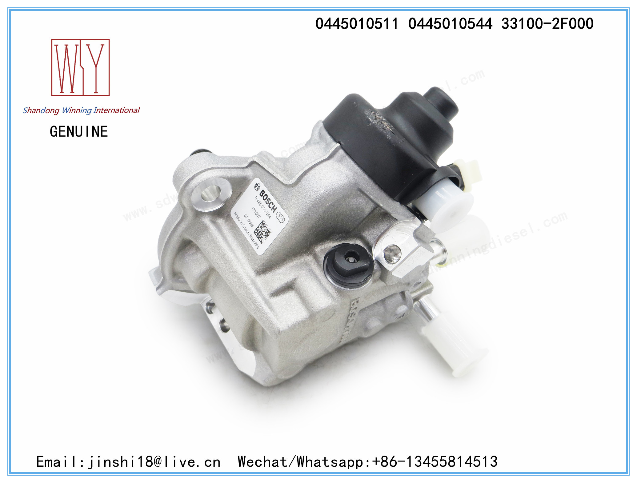 BOSCH GENUINE AND BRAND NEW DIESEL FUEL PUMP 0445010511, 0445010544, 33100-2F000