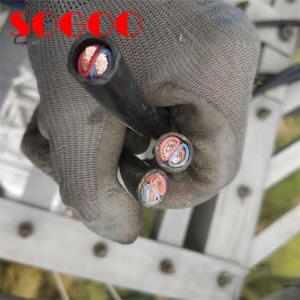 China 600V 2586 RRU Power Cable D Type 2x10AWG / 2x6mm² Shield For Outdoor wholesale