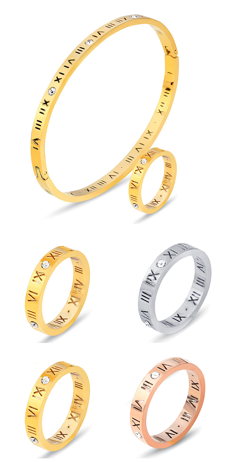 Stainless Steel Wrist Bangle Bracelet Nonreligious 4mm Width 18g Weight
