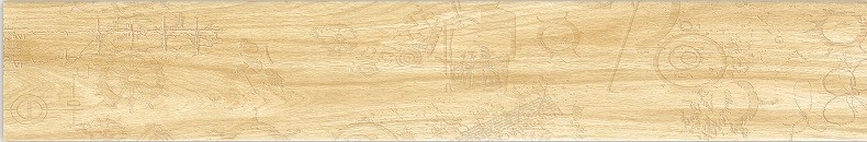 20*120cm Wood Look Ceramic Tile , durable Glazed Porcelain Floor Tile