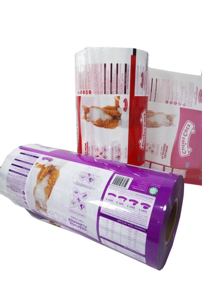 Moisture Proof Lamination Automatic Plastic Roll Film For Chips Snacks Packaging