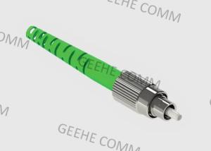 China High Capacity 3.0mm Pre-Polished Green Color FC APC Fiber Optic Connectors wholesale