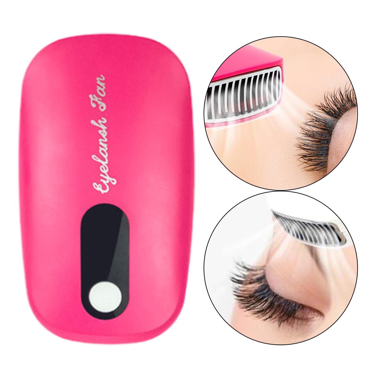 USB Powered Mini Portable Eyelash Fan for Extensions User Manual and Cable Included
