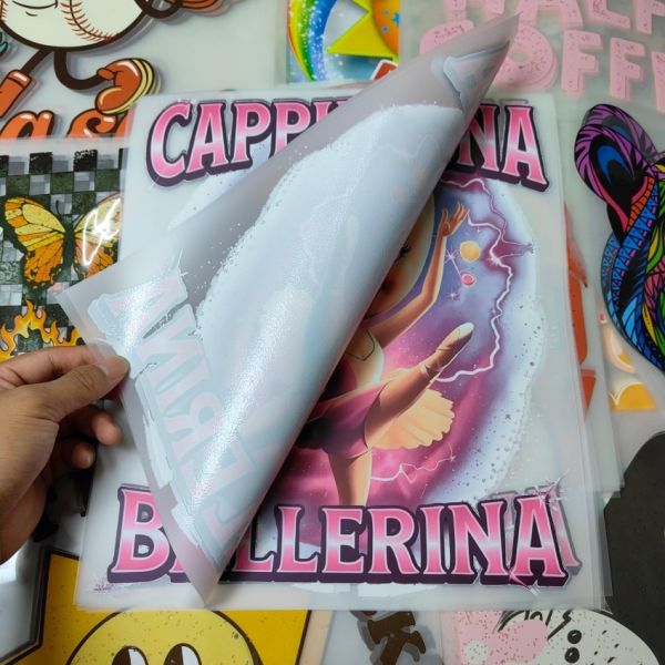 High Stretch Custom DTF Transfers Screen Printed T Shirts Heat Transfers Washable