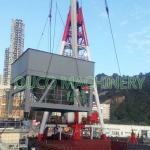 Steel Wheels Mounted Eco Hopper