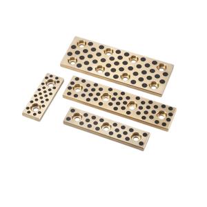 China Solid Bronze Self Lubricating Bearing | Graphite Slide Wear Plate wholesale