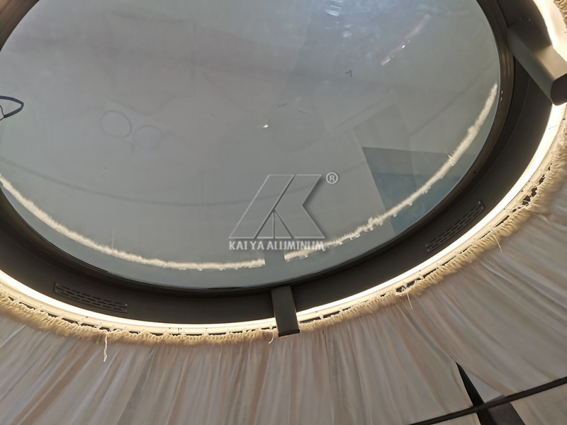 Outdoor Clear Transparent Pc Large Aluminum Profile Dome Trade Show Tent For Camping