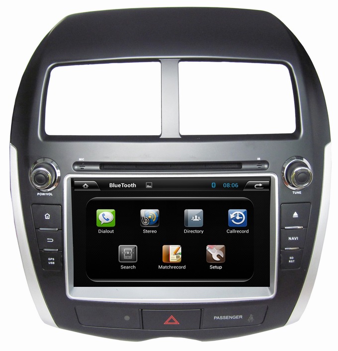 Ouchuangbo Pure Android 4.2 Car GPS Navi for Mitsubishi ASX 2010-2012 with DVD Stereo Bluetooth iPod OCB-8064C
