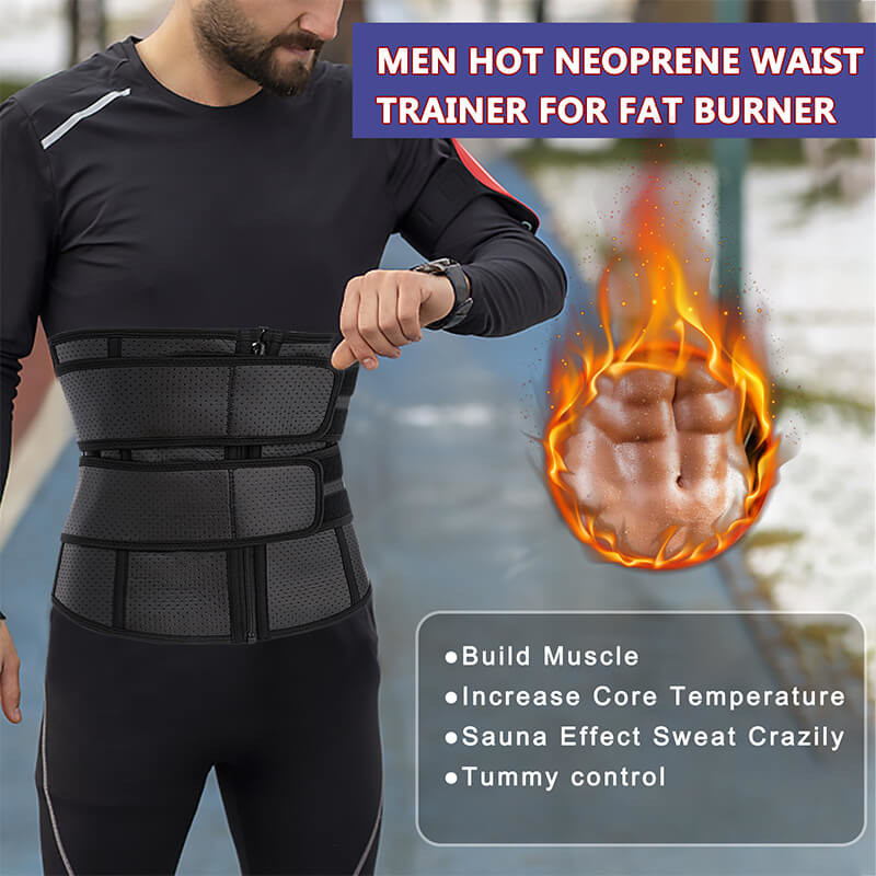 Triple Compression Men Neoprene Slimming Belt OEM ODM Support