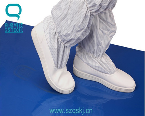 Cleanroom Sticky mat Polyester Blue 24x36inch Floor Mats, 30pcs/Sheet