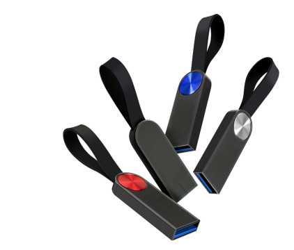 Versatile 64GB 128GB Mini Flash Stick for Computer Tablet Audio and Car in Black Silver Blue or Red