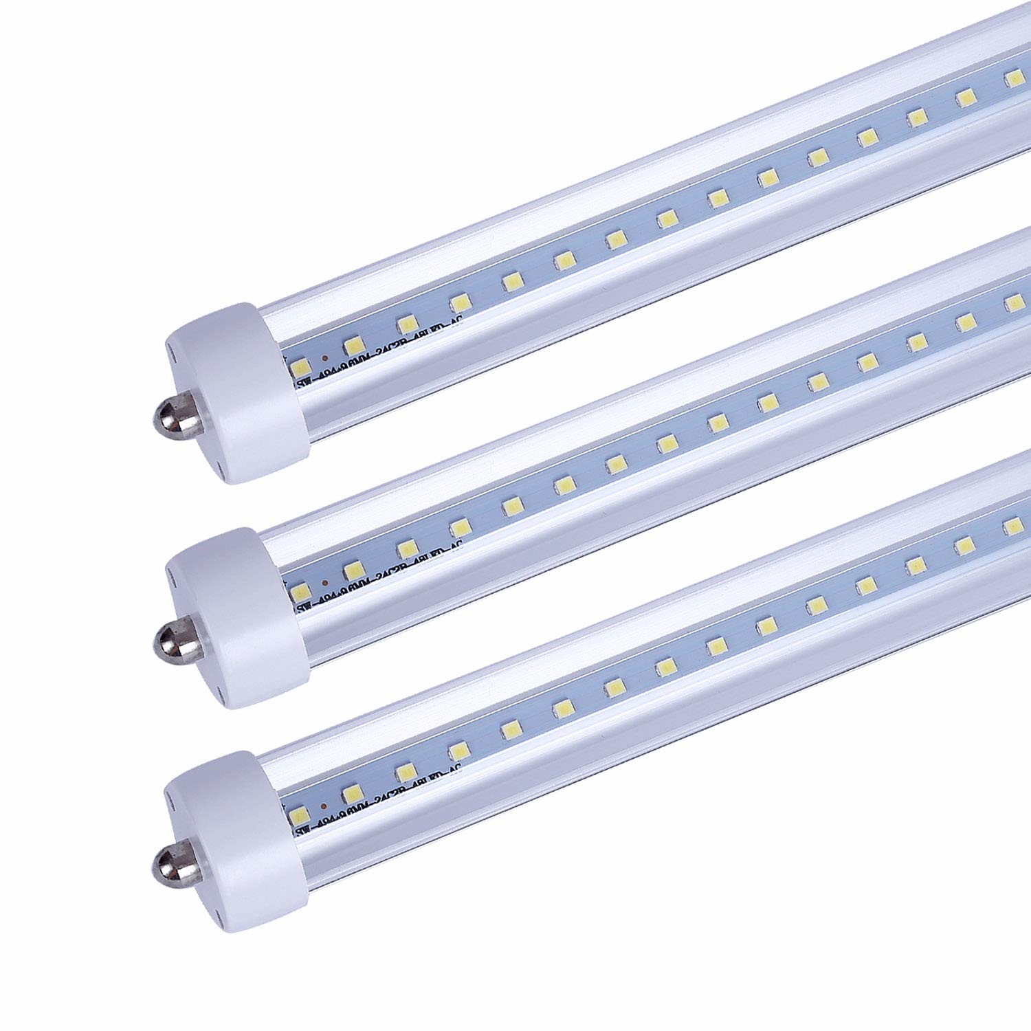 AC85V - 265V T8 Led Tube Light Single Pin IP65 Waterproof High CRI 95 Clear Cover