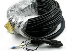 China Outdoor PDLC Connector , Waterproof 2 Core Single Mode Fiber Optic Cable wholesale