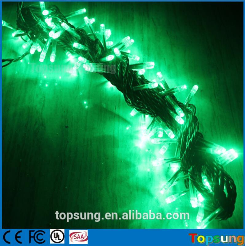 100v green 100led twinkle fairy string lights 10m with high quality