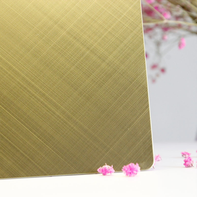 Cold Rolled Brushed Stainless Steel Plates For Living Room Background Wall