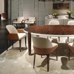 88x52cm Modern Luxury Dining Chairs Leather Fully Assembled Dining Sets