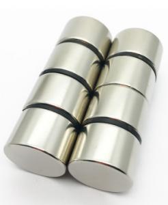 China Long Life N40H Neodymium Permanent Magnets Cylinder For Medical Products wholesale