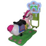 High Profit Coin Operated Carousel Horse , 3d Coin Operated Rocking Horse With