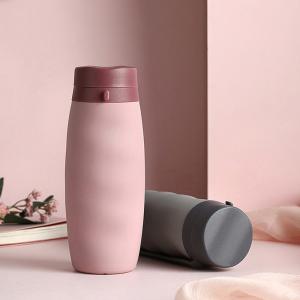 China 135g 600ml Silicone Roll Up Water Bottle For Unisex wholesale