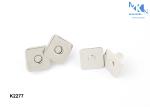 Small Snap Purse Closure K2277 , Square Shape Magnetic Purse Fasteners