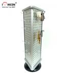Fashion Accessories Display Stand Metal Counter Rotating For Promotion