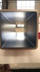 R9 180x180mm Copper Mould Tube CuCrZr Square Copper Pipe