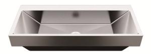 China Washroom Bathroom Sink Handcrafted 16 Gauge Stainless Steel Material wholesale