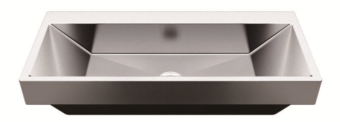Washroom Bathroom Sink Handcrafted 16 Gauge Stainless Steel Material