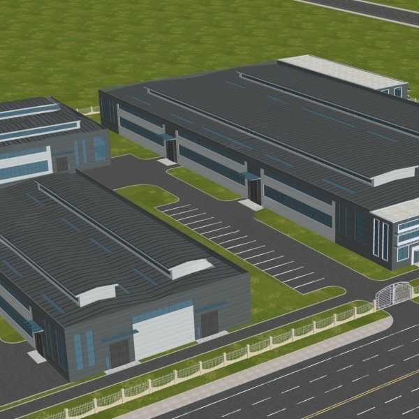 Prefabricated Wide Span Light Steel Industrial Building Steel Structure Warehouse