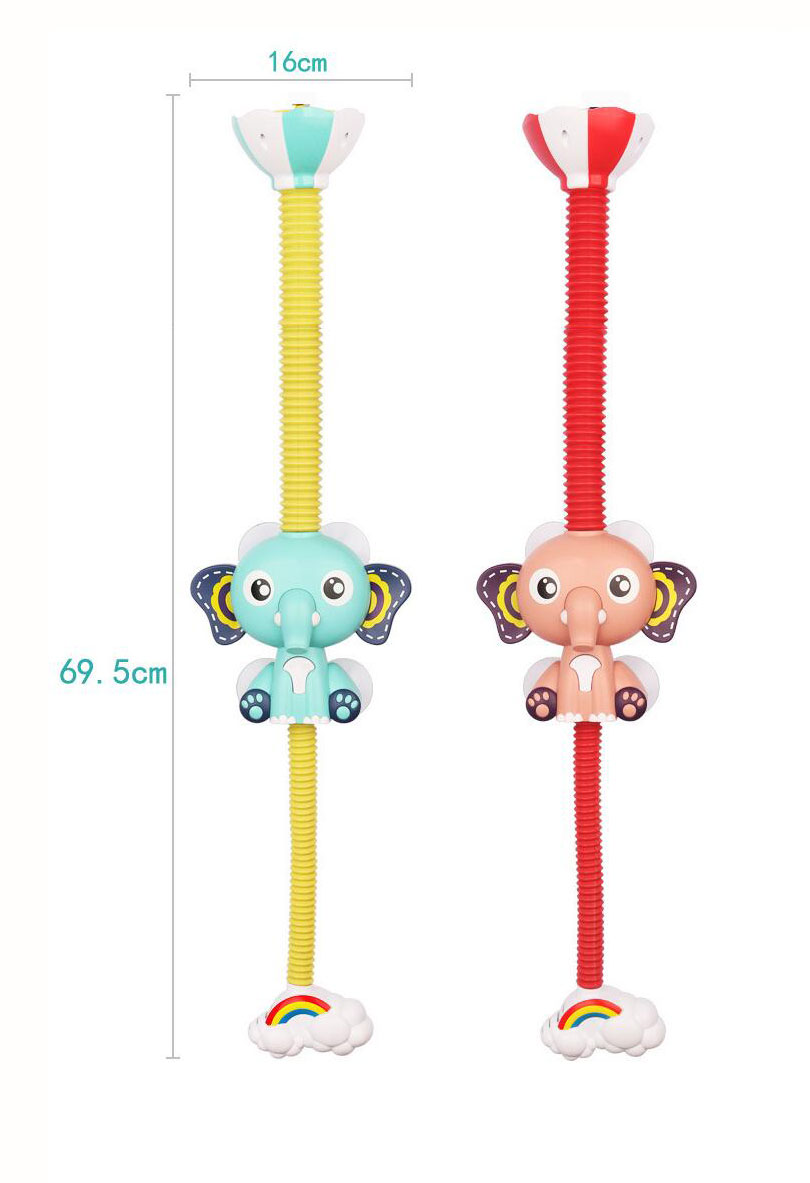 DUCK Style Electric Elephant Shower Cloud Spray for Children's Bathroom and Swimming Toy