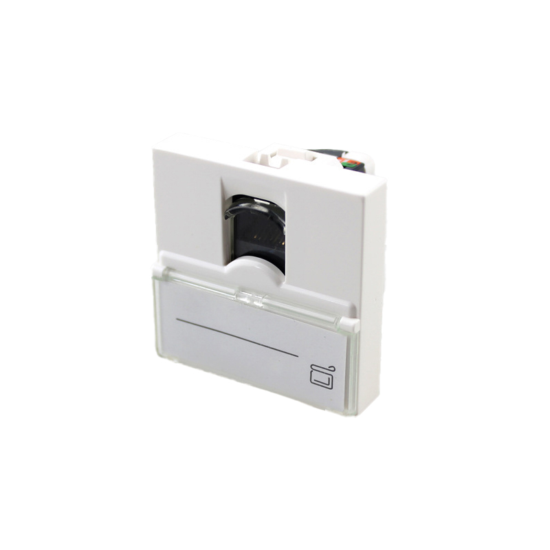 Durable Networking FLUKE Tested RJ45 UTP Socket Mosaic Cat6A Cat6A Cat5e Keystone Jack