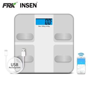 China 200mAh Rechargeable Battery Powered 180KG WiFi Smart Scale wholesale